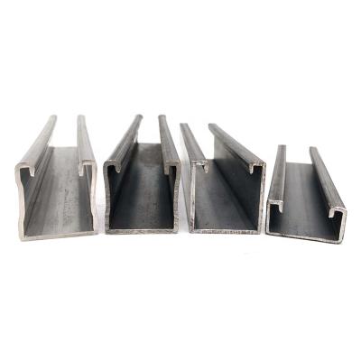 China Construction Caron Q235B Steel C Black Iron Channels Steel Qualified Factory for sale