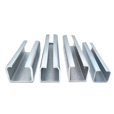 China Cold formed steel construction c profile metal c lip channel purlin and bracket for sale