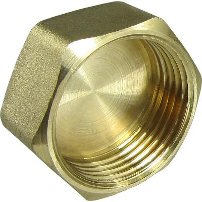 Chine Brass Weld Tube Cap End Cap Hex THD Cap 1/8