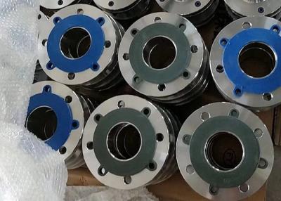 China NECK FLANGE AI ASTM A182 GR F53 S S32750 SUPERDUPLEX ASME B16.5 GROOVED FR 150PSI SCH10S Ø14 WLEDING NECK FLANGE for sale