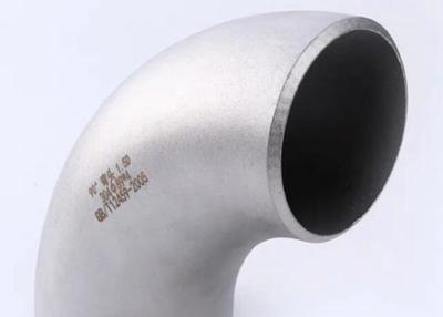 China Seamless SS304 Forged Pipe Connector 90D Long Radius Bend Pipe Elbow for sale