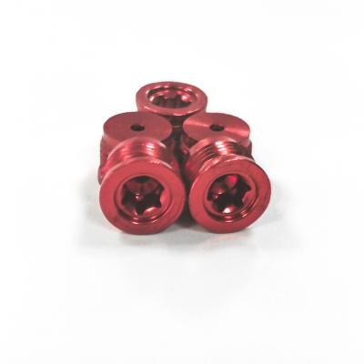 China Lock Nut M20 Aluminum Alloy 6061 Locking Metal Locking Hexagon Inner Nuts In Aluminium Alloy for sale