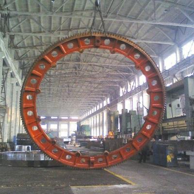 Cina Ingranaggio di Ring Gear Big Gear Girth del grande diametro del dente cilindrico dell'acciaio da forgiare della colata dell'OEM per i forni rotanti in vendita