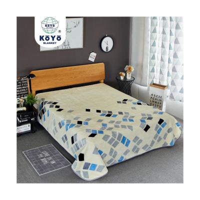 China China Fire Retardant Comfortable Soft Feeling Raschel Anti-pilling Knitted Printed KOYO Weighted Blanket for sale