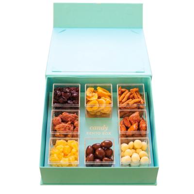 China Recycled Materials JM Eco Friend Wedding Keepsake Fruit Candy Box Dried Nuts Storage Box Storage Desktop Gift Box for sale