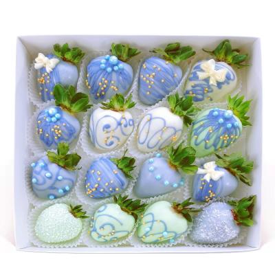 China JM Gift Chocolate Recyclable Luxury Valentine Strawberry Boxes For Chocolate Packaging Covered Strawberries for sale