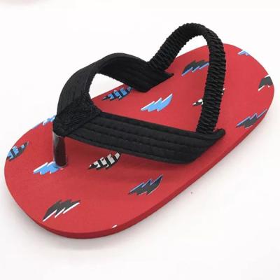 China OEM Eva Cartoon Printing Cool Boy Anti-odor Modern Loose Lightweight Slipper Flip Flops for sale