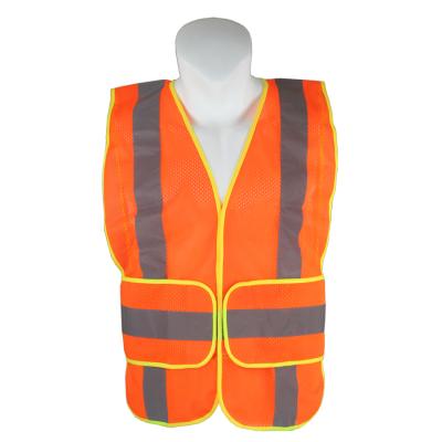 China Hi Strength Mesh Safety Vest Reflective Side Stripe Adjustable Lightweight Safety Vest High for sale