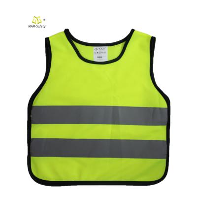 China High Quality Reflective Safe Care Hi Care Force Child Reflective Vest With 2 Inch Reflective Tape for sale