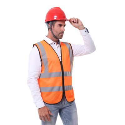 China High Visibility Summer Mesh Construction Work Safety Red Reflective Vest for sale