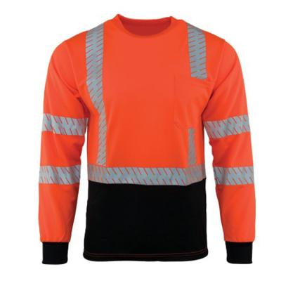 China Custom Reflective Belt ANSI Class 3 Lime Safety Hi Force Reflective T-Shirt for sale