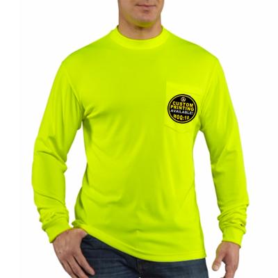 China Wholesale Online Custom Clothing T-shirt Printing Polyester Long Sleeve T-shirt Sweat for sale