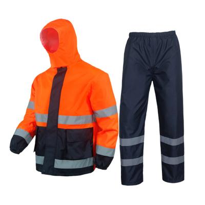 China Custom Waistband Hi Force Safety Workwear Reflective Jacket Light Reflective Jacket Reflective Raincoat for sale