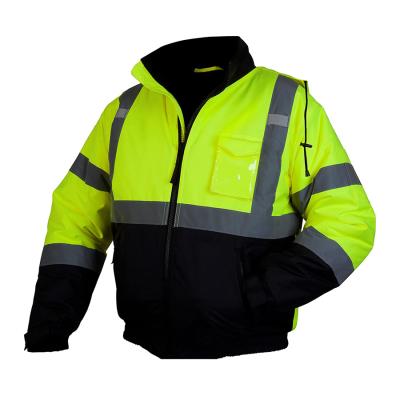 China MOM New Style High Visibility Waterproof Reflector Bomber Jackets for sale