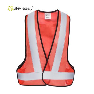 China Work Safety Safety Running Vest Mesh Yellow Red Orange Blue Reflective Certificate Of Origin Color Spot ANSI Zhe Standard for sale