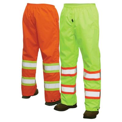 China Custom Made Double Belt 2 Reflective Air Safety 300d Oxford Pants For Railroad Or Road Workers for sale