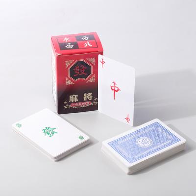 China Chinese Factory Supply Paper Mahjong for sale