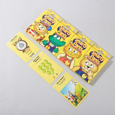 China factory supply customized kids card, kids educational card 8x12cm for sale