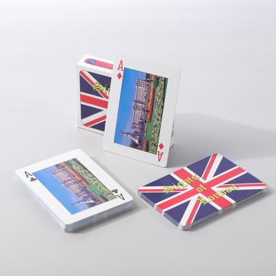 China UK National Flag Supply Custom Poker , UK Style Poker for sale