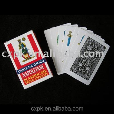 China Italy Style Paper Playing Cards, Napoletane, PIACENTINE for sale