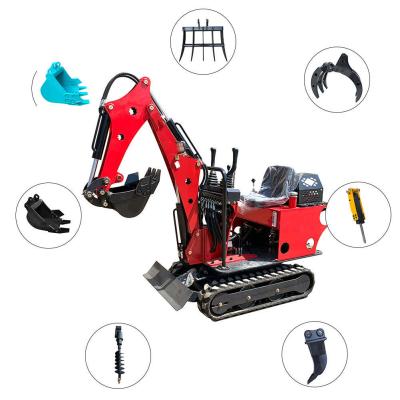 China Hotels Miniexcavadora Cheap Price Chinese Micro Small Digger Mini Excavator 1 Ton Price for sale