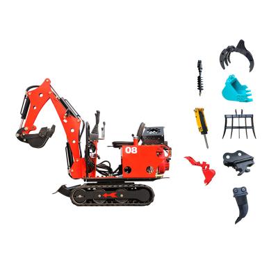 China China Mini Digger Small Hydraulic Excavators Hotels Mini Excavator 0.75ton Cheap Price For Sale Factory Outlet for sale