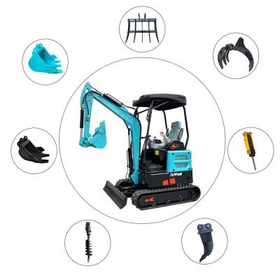 China Hotels FAST DELIVERY China 1.3 Ton Small Digger Crawler Mini Excavators For Sale for sale