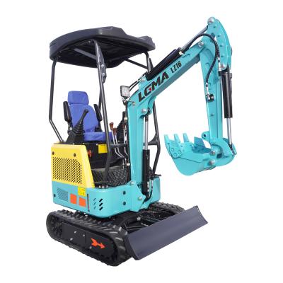 China Hotels FAST DELIVERY Chinese Mini Crawler Digger Excavator 1.5 Ton Mini Hydraulic Excavator for sale