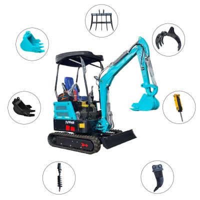 China Hotels FAST DELIVERY new mini excavator mini digger excavator price 1.8 ton small digger for sale bagger for sale