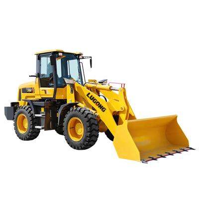 China LUGONG Hotels Construction Machine Wheel Loader 2.2 Ton Small Front End Loader for sale