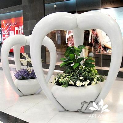 China Outdoor Flower Green Plants Clearance Cheap Durable Pot Materials Large White Planters for sale