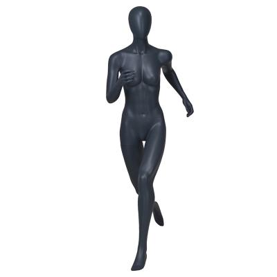 China Customize Fashion Store Window Display Female Standing Popular Shiny Sports Mannequin for sale