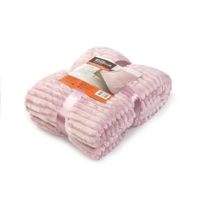 China Anti-pilling Polyester Flannel Fleece Throw Outdoor Blanket Super Soft Picnic Blanket for sale