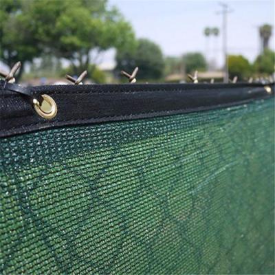 China Balcony Safety Net To Protect Hot Sale 180GSM HDPE Dark Green 3.4.5.6 X 25.50.100ft Privacy Fence Screen With Woven Grommets To USA for sale