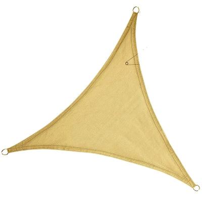 China Agriculture Sun Shade Outdoor Sail Triangle Tent Fabric Patio Awning Cover/Sun Sail Shade With Led Lights for sale