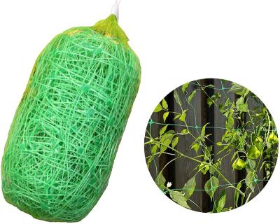 China Biodegradable PP Flower Vineyard Trellis Netting Plastic Mesh Netting Rolls Plant Trellis for sale