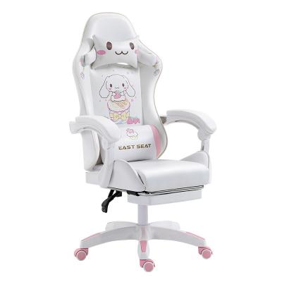 China Spinning Home Office Chair Ergonomic Reclining Lift Chair Anchor Gaming Competitive Racing Gaming Chair for sale