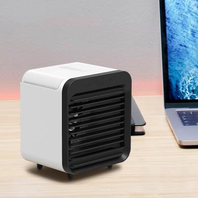 China Portable Mini USB Air Cooler Water Spray Amazon Hot Sale Small Water Cooled Fan Humidification Spray Small Personal Portable Mini Air Conditioner For Office Desk for sale