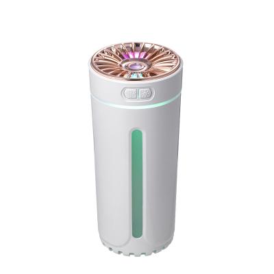 China Small Portable USB Car Aromatherapy Car Quiet Colorful Night Light Air Humidifier for sale