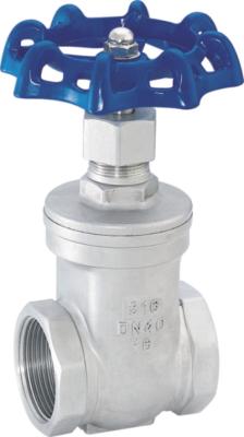 China Full port Threaded Gate Valve Cf8 / Cf8m 200wog Investment Casting for sale