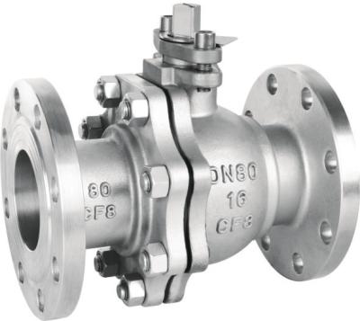 China PN16 Stainless Steel Flanged Ball Valve for Industrial Valves 1/2” - 10 Inch for sale