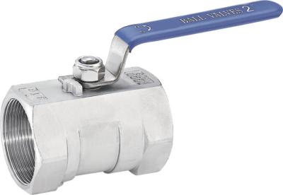 China WCB / 304 / 316 1 PC Stainless Steel Ball Valve 1000WOG with NPT / BSPT / BSPP Thread for sale