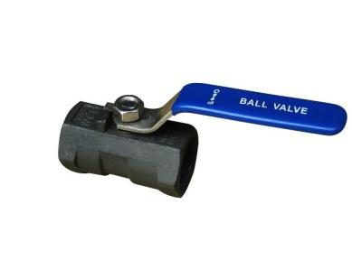 China One - piece A216 WCB Female threaded Carbon Steel Ball Valve Reduced bore for sale