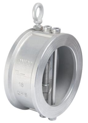 China 3 Inch Dual Plate Water Check Valve SS304 Stainless Steel Material for Water Valves for sale