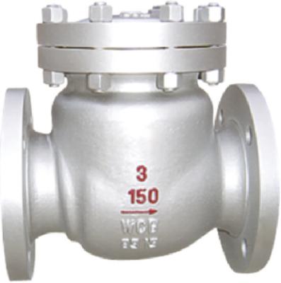 China Non return valve Flanged Swing type Cast Steel check valve ASME 150# for sale