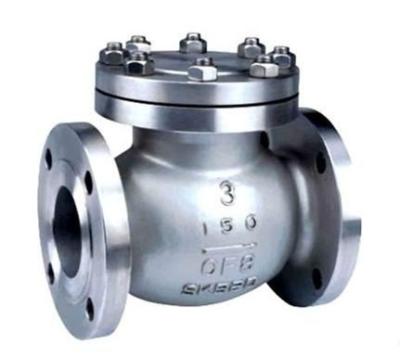 China ASME 150# Flanged Swing Check Valves , Stainless Steel Non-return Valve for Industrial for sale