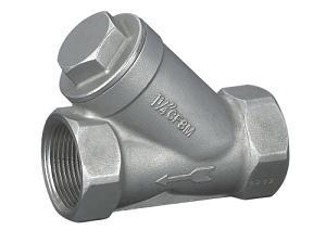 China Y Type Spring Check Valve with Thread End 800WOG WCB / CF8M / CF8 Y11F 1/2