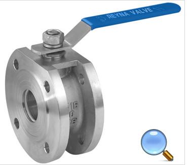 China 150LB Pressure Wafer Type Ball Valve flange end Anti - Static for sale