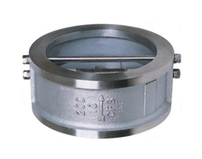 China Cast Steel Dual Plate Check Valve Class 150-1500 Flange end API 6D for sale