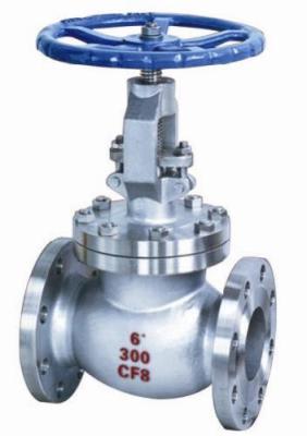 China Water Oil Stainless Steel Globe Valve 150 - 300lbs for regulating flow in a pipeline for sale